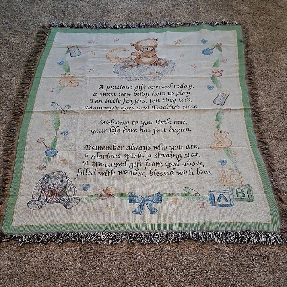 Beautiful Baby Throw,/blanket‎ /comforter